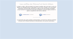 Desktop Screenshot of coiffes.saintalban.fr